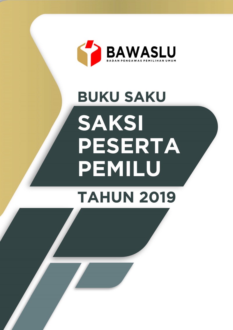 BUKU SAKU SAKSI PESERTA PEMILU TAHUN 2019