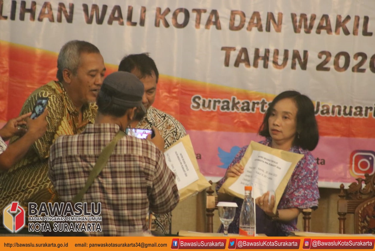 Bawaslu Kota Surakarta Awasi Tes Tertulis Panitia Pemilihan Tingkat Kecamatan
