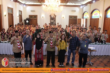 Sosialisasi Pengawas Pilkada Partisipatif Bersama Pramuka