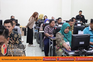 Tes Tertulis (Socrative) Penerimaan Calon Anggota Panwascam Kota Surakarta