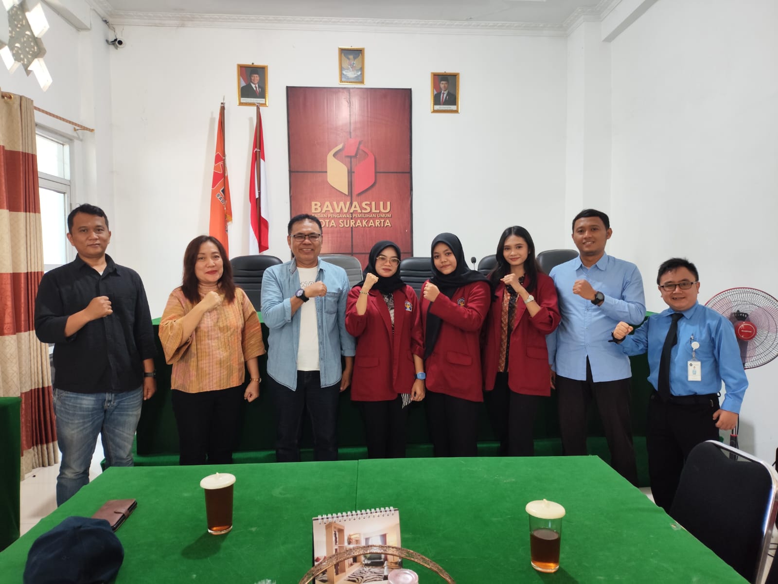 Audiensi FISIP Unisri ke Bawaslu Kota Surakarta