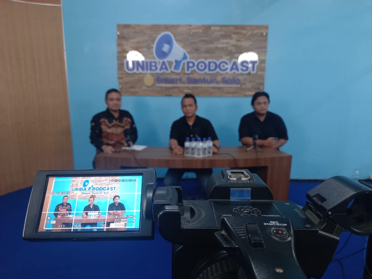 Setyo Puji Santoso saat menjadi narasumber dalam podcast Uniba
