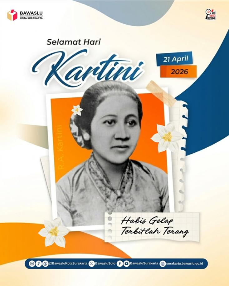 Tangkapan Layar Instagram Bawaslu Kota Surakarta Selamat Hari Kartini