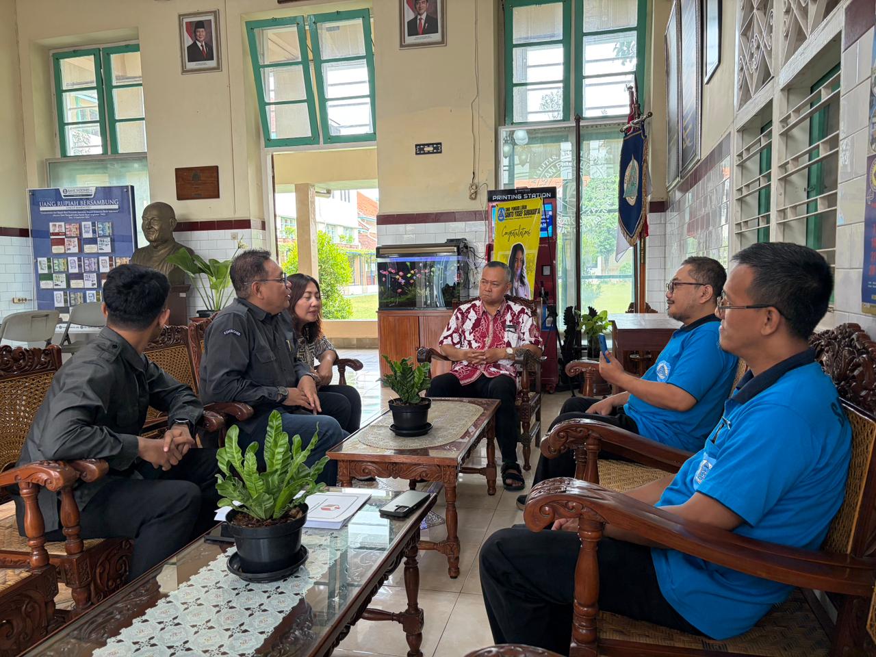 Bawaslu Kota Surakarta saat melakukan audiensi dengan SMA PL Santo Yosef Surakarta