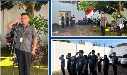 Koordinator Sekretariat Memimpin Apel Rutin 