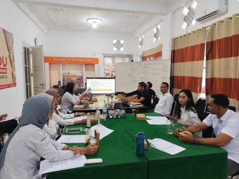 Rapat Persiapan Pengisian Self Assessment Questionnaire (SAQ) Bawaslu Kota Surakarta