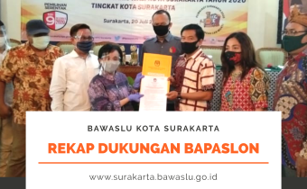 Pengawasan Rekap Dukungan