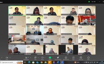 Zoom Meeting Literasi Pojok Pengawasan Merancang Kampung Pengawasan Partisipatif