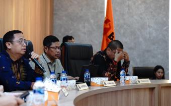 Anggota Bawaslu Puadi saat memberikan arahan dalam Rapat Koordinasi Pengelolaan BDP pada Pemilu dan Pemilihan Tahun 2024 di Jakarta, Jumat (4/7/2025)./Foto: Publikasi dan Pemberitaan Bawaslu