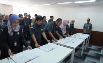 Pencanangan Pembangunan Zona Integritas Inspektorat Utama menuju WBK/WBBM, Jakarta, Senin (8/9/2025)/Foto: Publikasi dan Pemberitaan Bawaslu