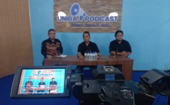 Setyo Puji Santoso saat menjadi narasumber dalam podcast Uniba