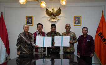 Bawaslu melakukan penandatangan nota kesepahaman (memorandum of understanding/MoU) dengan Universitas Islam Negeri Sultan Maulana Hasanuddin (UIN SMH) Banten, Selasa, (11/6/2026).
