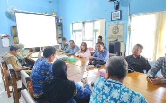 Foto Audiensi Bawaslu Kota Surakarta dengan Kwarcab Kota Surakarta MoU dan Pembentukan Saka Adhyasta Pemilu