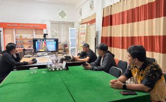 Bawaslu Kota Surakarta mengikuti Sosialisasi Model Evaluasi dan Pengumpulan Data Pendukung Evaluasi Indeks Kerawanan Pemilu (IKP) 2024 secara daring, Selasa (4/8)