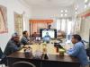 Ketua dan Anggota Bawaslu Kota Surakarta mengikuti kegiatan Literasi Pojok Pengawasan Volume 17 bertema “Yuk Bisa..!! Jateng Bersih-bersih Ghost Voters” secara daring, Senin (20/7)