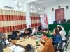 Ketua dan Anggota Bawaslu Kota beserta jajaran saat melakukan rapat persiapan program Bawaslu Membelajarkan Volume II